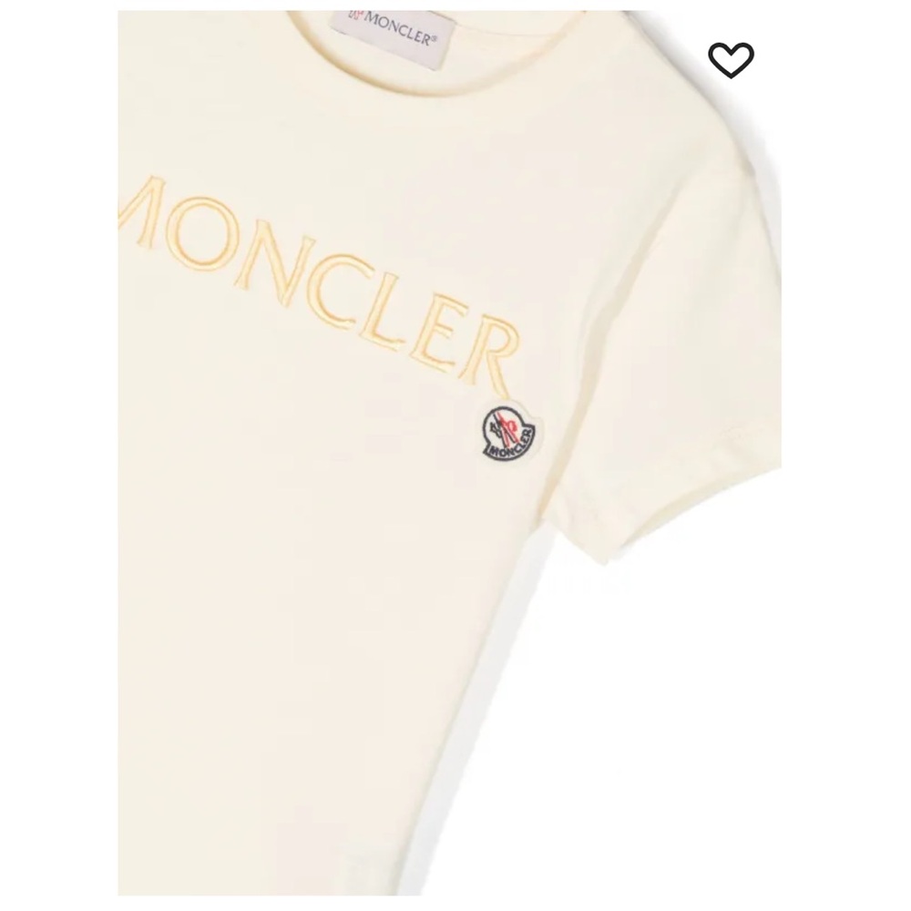 Moncler embroidered-logo cotton T-shirt, Size XS/ 14y - Picture 2 of 9